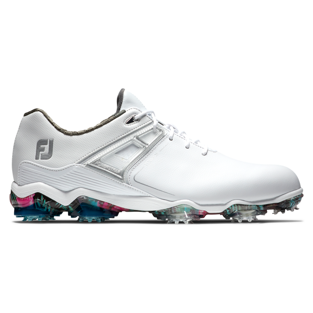 フットジョイ メンズ ゴルフ シューズ スパイク スニーカー 靴 新作 限定 人気 限定 残りわずか Tour X South Beach Limited Edition White Flora Hi808shop