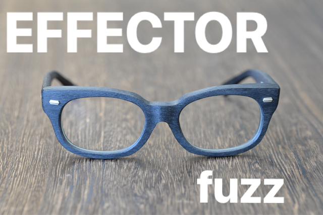 新品未使用 Effector エフェクター Fuzz ファズ 香取慎吾 ウッド アシザワ眼鏡店