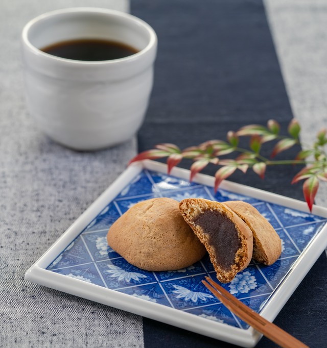 和菓子 焼き菓子 こし餡 素人残月6個入 3袋 創菓堂 素人残月