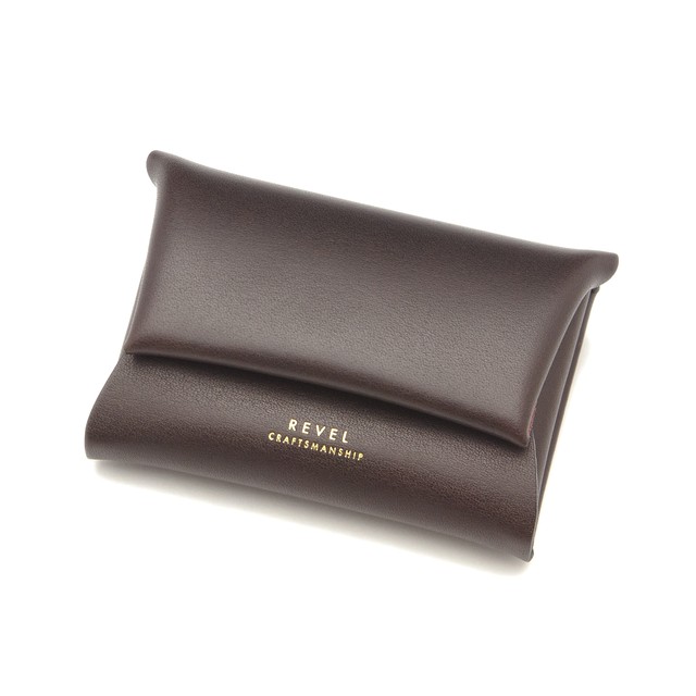 折革ミニ財布 - S.WALLET バーガンディ