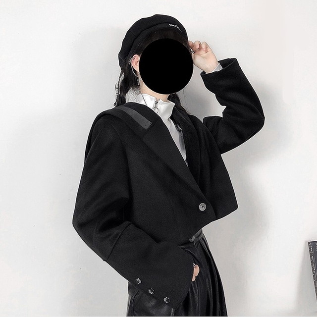 秋冬 アウター コート ショート丈 病みかわいい ゴスロリ ストリート系 Jkスタイル アーミースタイル オルチャン 原宿系 10代 代 大人きれいな私を叶える Marriages