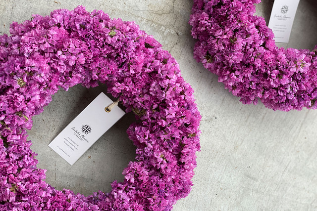Statice Wreath Pink 03 | スターチスリース