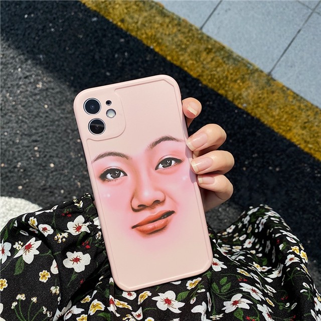 Iphoneケース おもしろ顔 Funnyface 笑顔 苦笑い すぼめ口 12 12pro 12promax 12mini Iphone7 11 アイフォンケース 取寄 発送目安14 21日営業日 Laff Store 会社情報 納期の確認をお願いします