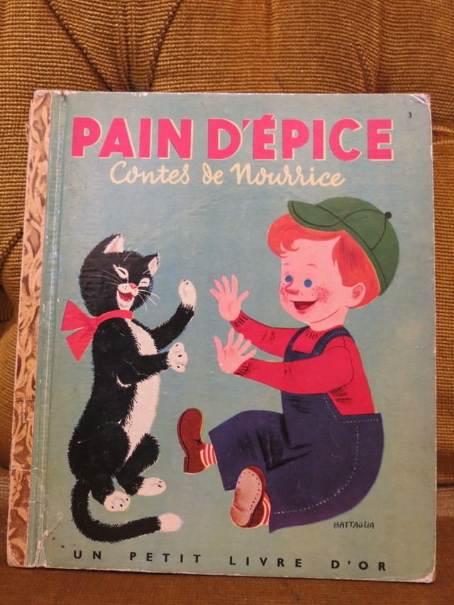 黒白猫さんと少年が可愛い絵本 1940年 フランス製 ヴィンテージ絵本 Weekendcats