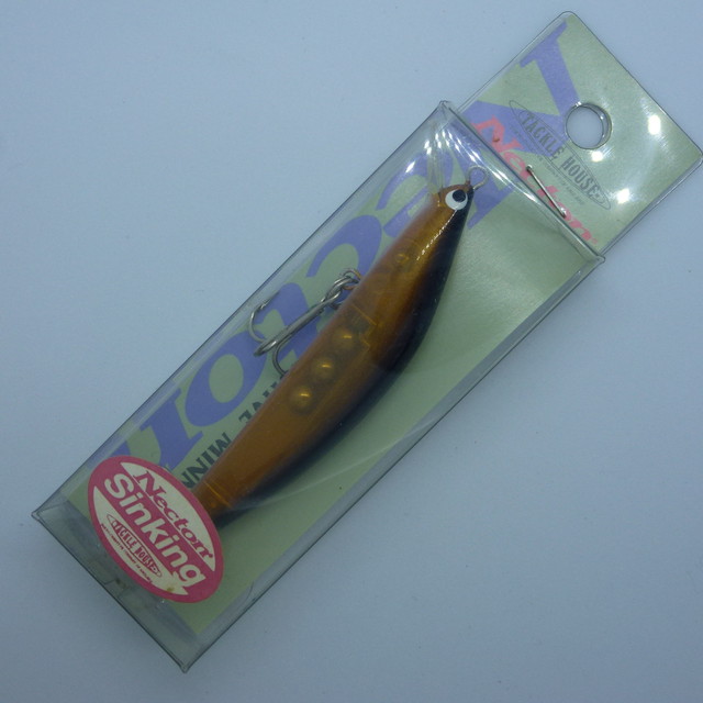 6 3g 75mm S Old タックルハウス Tackle House ネクトン Necton Sinking シンキング トラウト バス ヴィンテージ オールド レア 希少 入手困難 ルアー 釣具屋 加藤商店 ハンドメイド トラウト ルアー サーモン バス スプーン ミノー レア コレクション 釣り シーバス