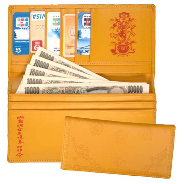 【商売繁盛・金運アップ】風水「財運・金運」財布(関帝護符付)
