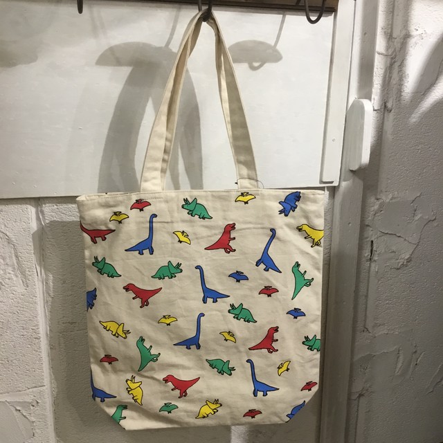 恐竜柄 トートバッグ Freegia