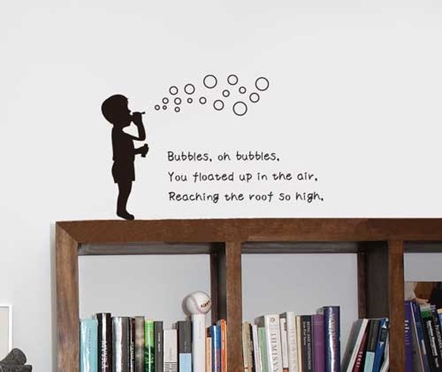 シャボン玉ウォールステッカー Happysticker