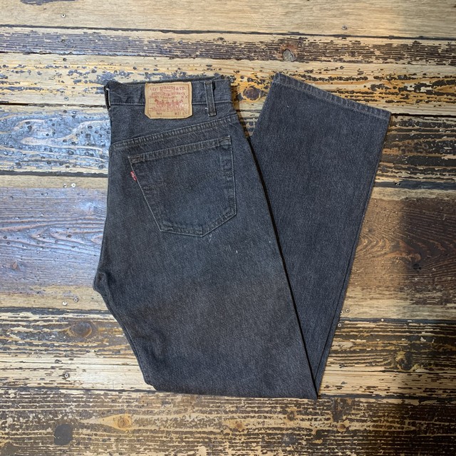 99年製 Levi S 501 リーバイス ブラック Blk デニム 524 エルパソ工場 Desert Snow Chiba
