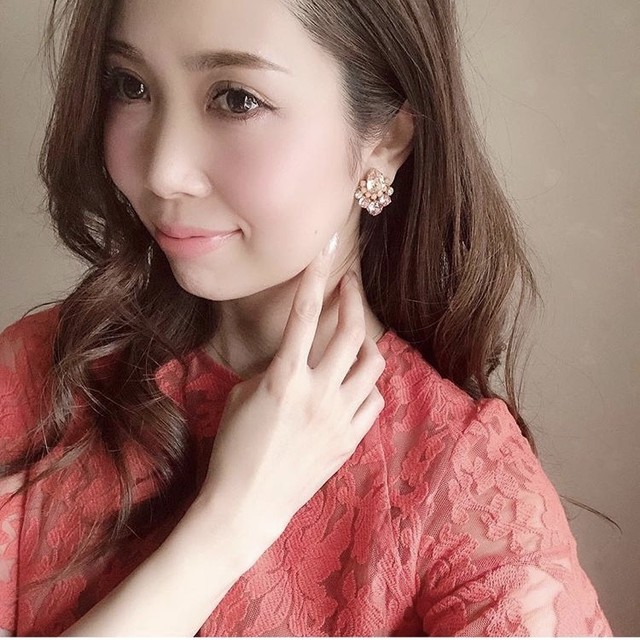【ピアス】人気 フラミンゴカラーピアス オシャレ アクセサリー トレンド