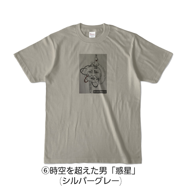 Tシャツ カラー オリジナルデザイン イラスト ユニセックス 人気 いけかつまいこ Online Shop 時計草