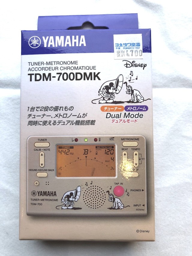 Yamaha ヤマハ Tdm 700dmk ミッキーマウス チューナー メトロノーム ヨネザワ楽器