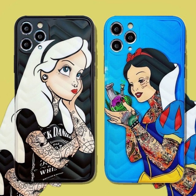 黒ラプンツェルと白雪姫 Iphoneケース M1212 32 Chubbym