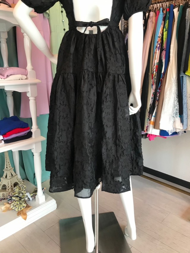 フラワーオーガンジーワンピース Laule A Online