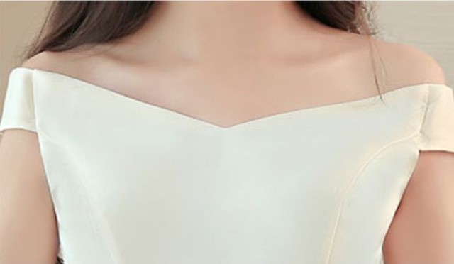 ワンピース きれいめ 二次会 パーティドレス ミモレ丈 オフショル 白ワンピース タイト ワンピース 膝丈 セクシー Jm4172 ワンピの里