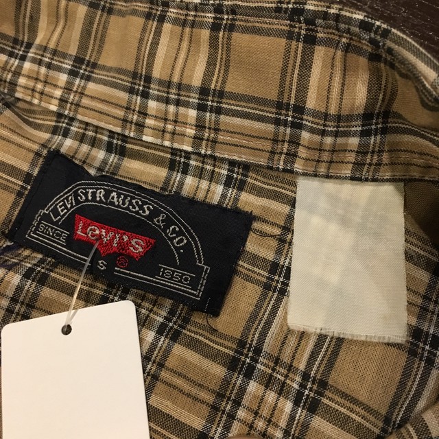 Levis リーバイス 70 80年代 ビンテージ チェックシャツ ビッグe ウェスタンシャツ 長袖シャツ Sandinista Studio