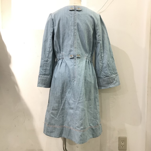 Ylang Ylang イランイラン デニムワンピース 水色 ｕｔａ５