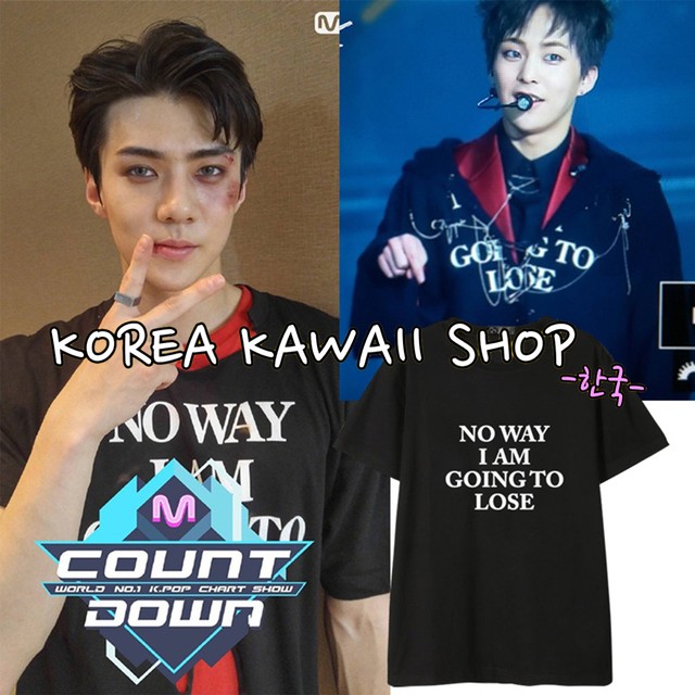 Exo セフン 着用風 Tシャツ Korea Kawaii Shop