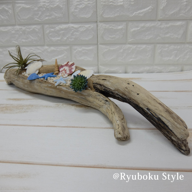 スタンド55cm Sd0004流木のアレンジメント 画像の小物セット販売 流木販売 流木の宝庫 流木専門店 流木スタイル