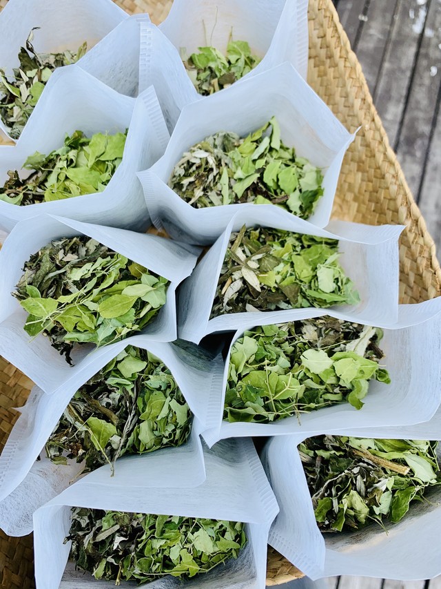 パック入り 発汗 よもぎ モリンガ 入浴剤 10回分 Poka Poka