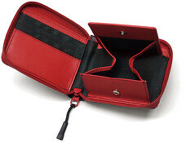 コールマン ２つ折り財布 牛革 日常防水 止水ファスナー使用 Toroppu