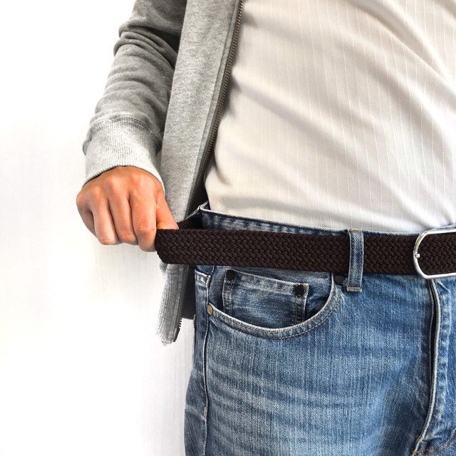 メッシュベルト ゴム メンズ ベルト 伸びるベルト ストレッチベルト レディース 大きいサイズ 長い 無段階調整 編み込み バックルベルト レザーベルト 紳士用 フォーマル カジュアル Sugarz