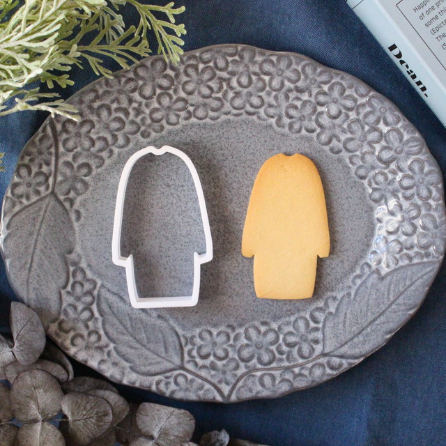 ニットワンピース ファッション クッキー型 Mscookiecutter