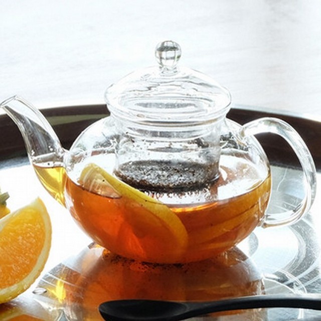 ガラス食器 シャスタ ティーポット 耐熱ガラス 茶こし付き 雑貨屋カンフィ