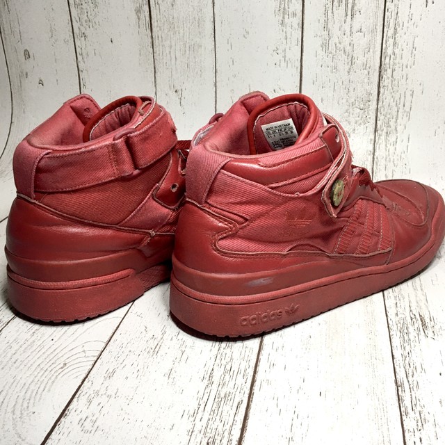 アディダス フォーラム ミッド スニーカー 赤 27 5cm F24 Used Etc