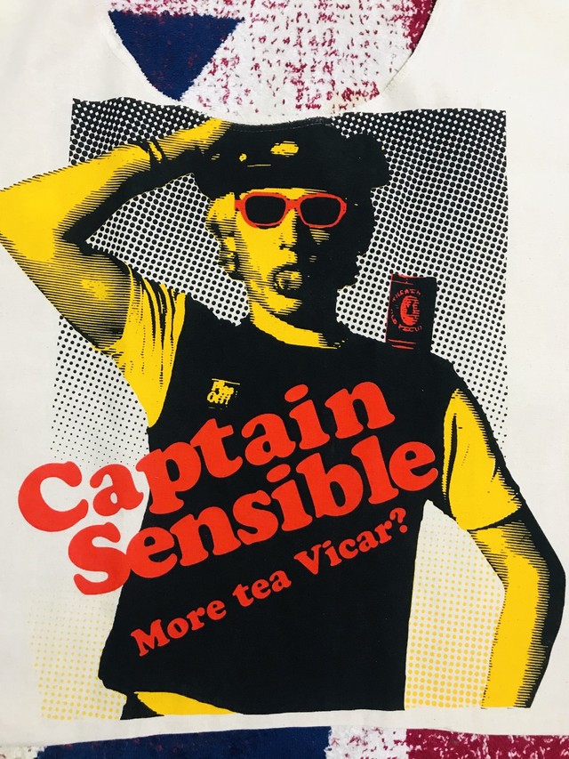 Captain Sensible More Tea Vicar 特大コラボマルシェバッグ キャプテンセンシブル ダムド More Tea Vicar