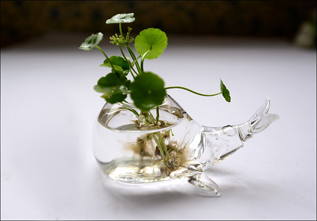 ラブリーカタツムリ水耕花手作りカタツムリガラスの花瓶結婚式の装飾フラワーベース花瓶 7321tomo