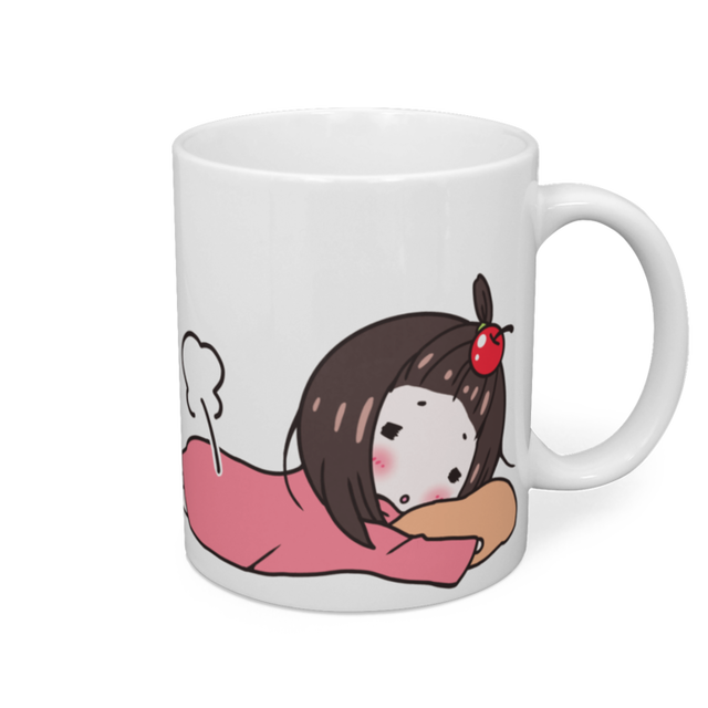 ほっこりマグカップ マグカップ ほっこりんごちゃん Tsuyoron