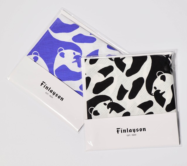 北欧 ブランド Finlayson リバーシブルクロス Mini東袋 Ajatus ぱんだ パンダグッズ 日用品 和雑貨 Kellynoouchi