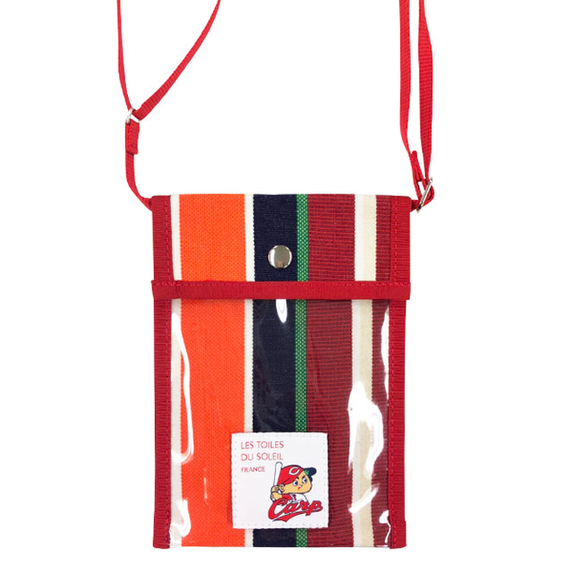 カープコラボ チケットホルダー ヒロシマ カープ スリーズ ルージュ Hiroshima Carp Cerise Rouge 広島アスリートマガジン オンラインショップ