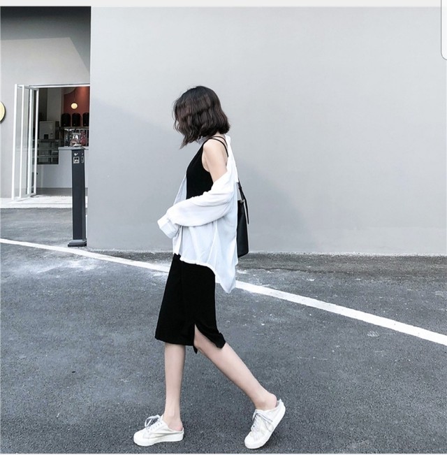 背中クロス ワンピース リゾートワンピ 背中開き シック デザイン性 モノトーン 即日発送 Lapu Lapu インポートビキニ インポートレディースショップ