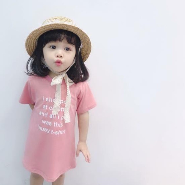 キッズワンピース ファッション 女の子 カジュアル系 夏 ワンピース ｔシャツ Kaiena