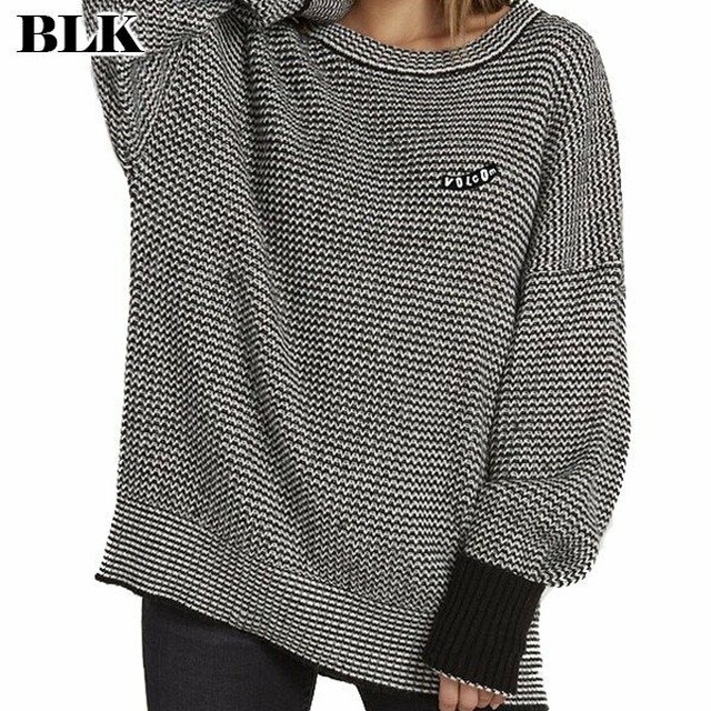 B ボルコム モックネック セーター レディース 人気 ブランド おしゃれ 長袖 プレゼント Stormstone Sweater Volcom Beachdays Okinawa