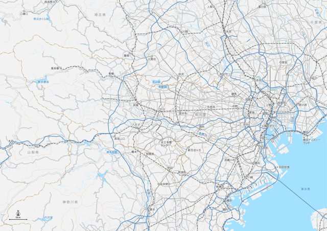 東京都地図 イラストレーターデータ Eps 地図素材をダウンロードにて販売するお店 今八商店