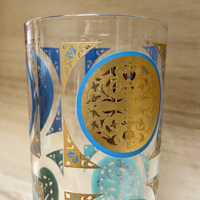 60年代 ヴィンテージ タンブラーグラス 食器 アート デザイン 芸術 ガラス アメリカ製 60 S Usa Vintage Tumbler Glass Roger S Ladies