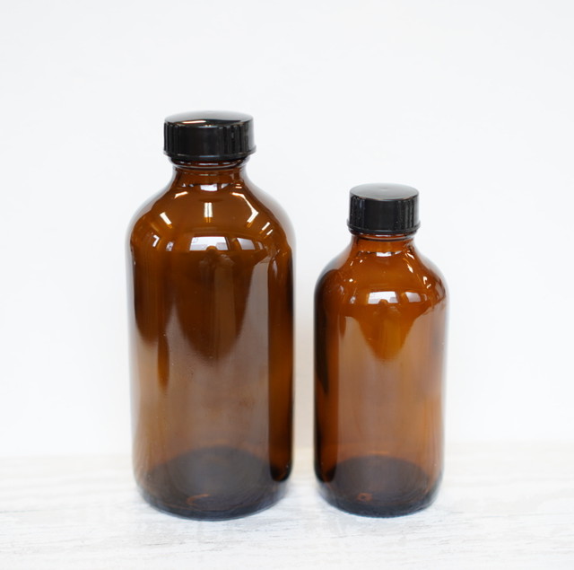 遮光性 キャリアオイルボトル ブラウン 230ml ガラス製 エッセンシャルオイル アロマ 保存 容器 瓶 詰め替え 小分け 化粧水 手作り コスメ アンバー レソンシエル ジャポン レソポン