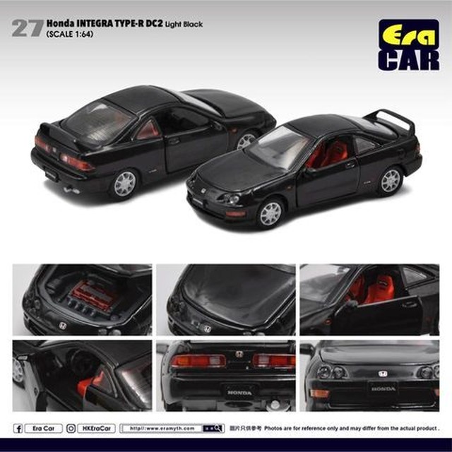 Eracar 1 64 Era27 Honda Integra ホンダインテグラ Type R Dc2後期 Light Black ライト ブラック ボンネット ドア開閉 Eracar Jp