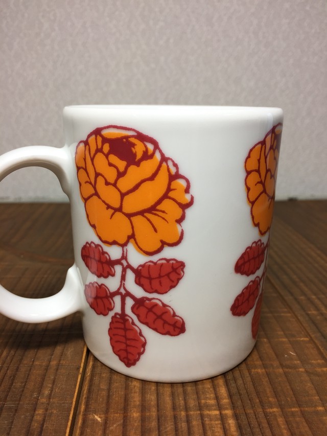 06年限定 Marimekko マリメッコ Vihkiruuse ヴィヒキルース オレンジ マグカップ Coffee Vintage Mumrik 06年限定 Marimekko マリメッコ Vihkiruuse ヴィヒキルース オレンジ マグカップ Coffee Vintage Mumrik