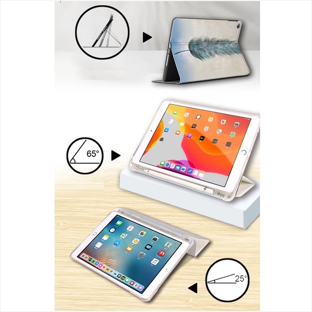 Ipadケース ブック型 三つ折り型 羽根 フェザー アート クール Ipad Pro Air Mini スタンド おしゃれ 高級感 フェイクレザー 保護ケース 取寄 発送目安14 21日営業日 Laff Store 会社情報 納期の確認をお願いします