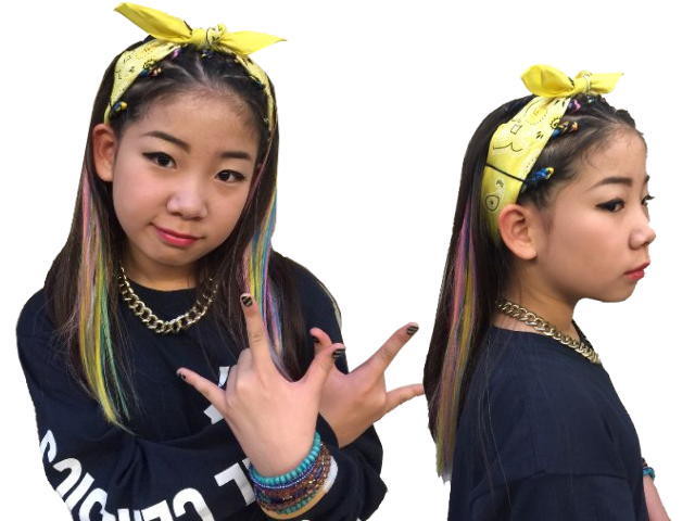 キッズダンス小物 とにかく軽い 短丈チェーンネックレス Hiphopダンス衣装に B0108 ダンス衣装の子供服tinygang