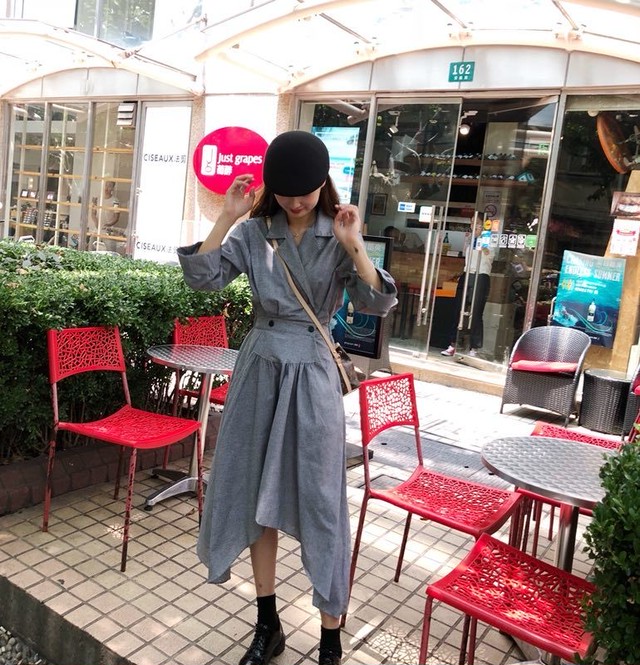 チェック ミモレ丈 フレア スカート ワンピース Shop Daiv これから可愛くなるあなたのために
