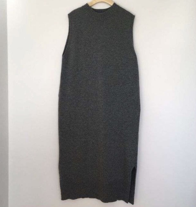 ニットワンピース ロング ロングワンピース ニット ハイネック ニットワンピース 秋 冬 ニットワンピース 体型カバー ノースリーブ 2707 ｂ Bloom ビーブルームトゥー ドレス ワンピース専門店