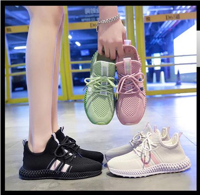 大人気 新作 夏物 ストリートシューズ スニーカー 軽い 通気性 オルチャンシューズ サイズ豊富 グリーン B I J