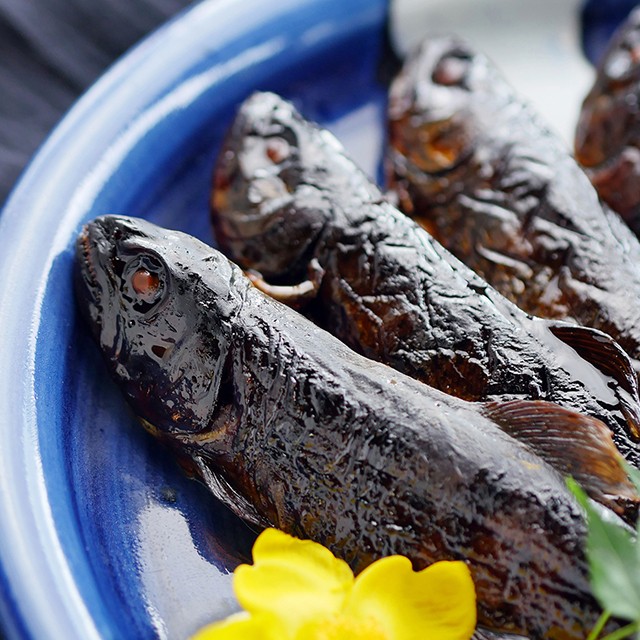 ヤマメの甘露煮 ７匹入り 木郷滝自然つりセンター 川魚料理うまや