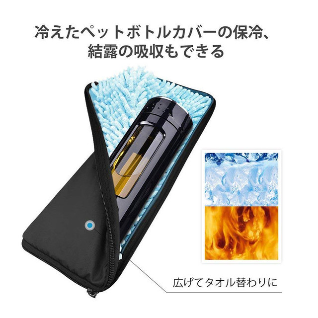 傘カバー 超吸水 折りたたみ傘ケース 傘防水ケース 傘防水収納マイクロファイバー 収納ポーチ 携帯便利 軽量 ブラック 雨具 傘収納カバー マイクロファイバー収納ケース 2面吸水 2面超吸水マイクロファイバー Ange Mignon