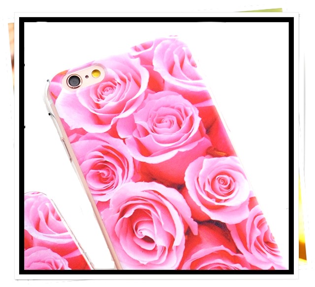 バラ 花 ソフト Iphoneケース Iphone6 6s ピンク カバー 安い 可愛い 子供服 ネットショップ Ednd